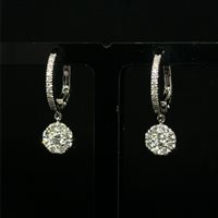Pendientes Mirco Visconti Mujer in Oro blanco Diamante 0.57 Ct P1977/10 - P1977/10